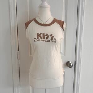 KISS Graphic Tank Women’s Size XXS Rock & Roll